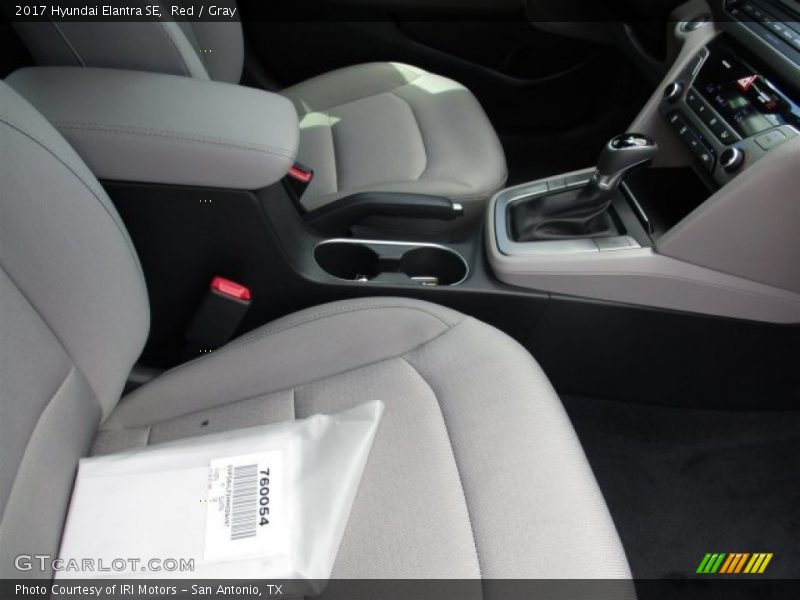 Red / Gray 2017 Hyundai Elantra SE