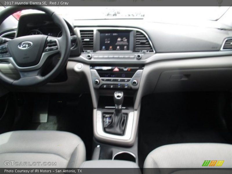 Red / Gray 2017 Hyundai Elantra SE