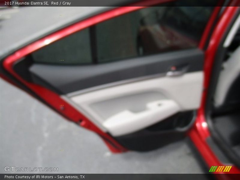 Red / Gray 2017 Hyundai Elantra SE