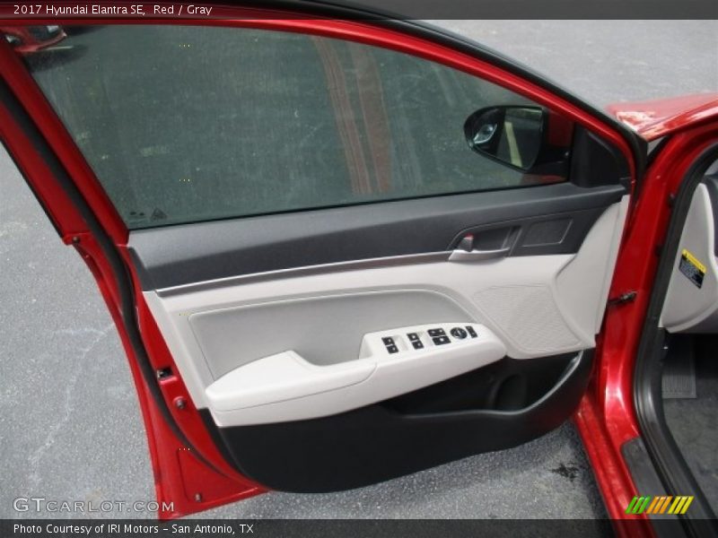 Red / Gray 2017 Hyundai Elantra SE
