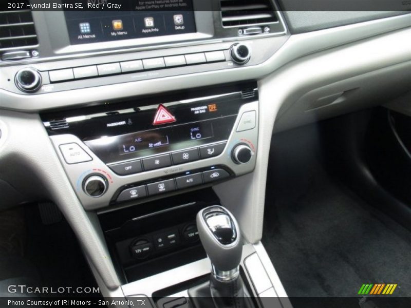 Red / Gray 2017 Hyundai Elantra SE