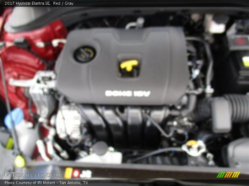 Red / Gray 2017 Hyundai Elantra SE