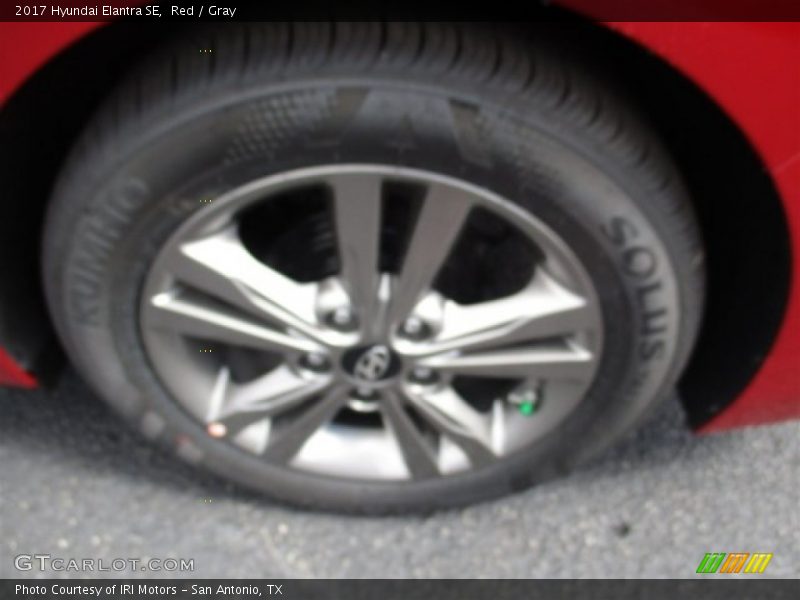 Red / Gray 2017 Hyundai Elantra SE