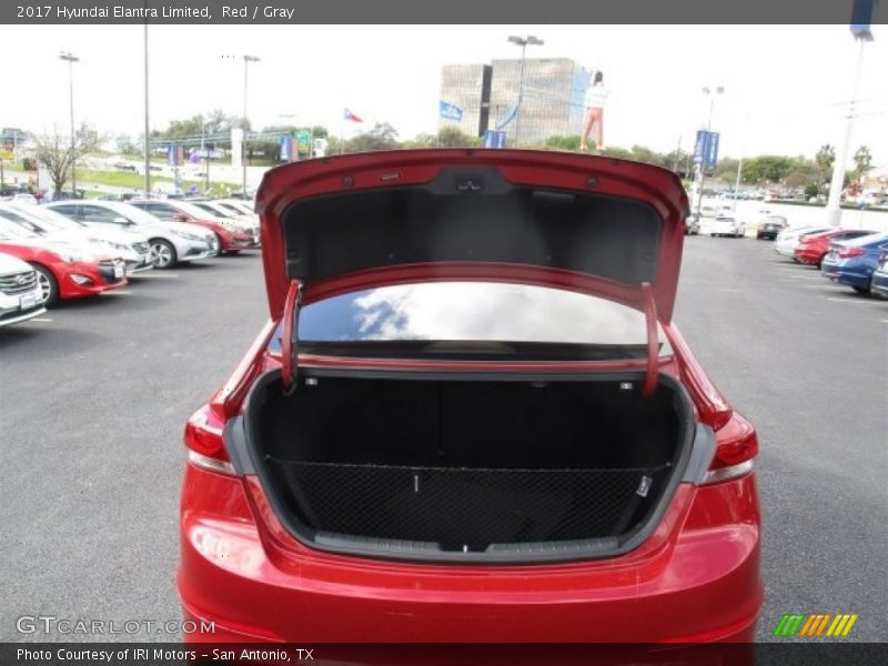 Red / Gray 2017 Hyundai Elantra Limited