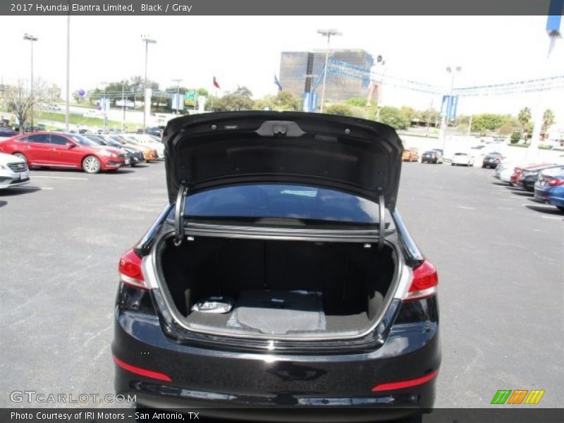 Black / Gray 2017 Hyundai Elantra Limited