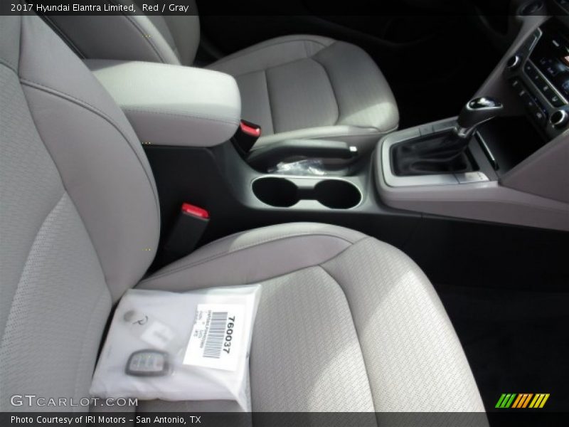 Red / Gray 2017 Hyundai Elantra Limited
