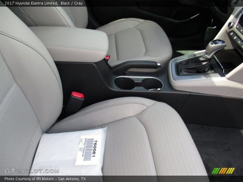 Black / Gray 2017 Hyundai Elantra Limited