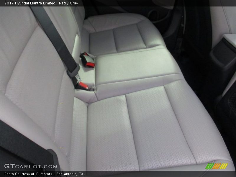 Red / Gray 2017 Hyundai Elantra Limited