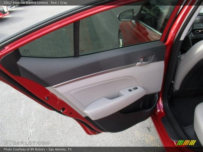 Red / Gray 2017 Hyundai Elantra Limited