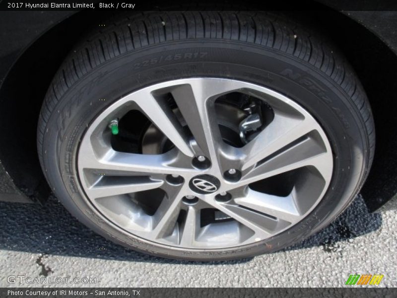 Black / Gray 2017 Hyundai Elantra Limited