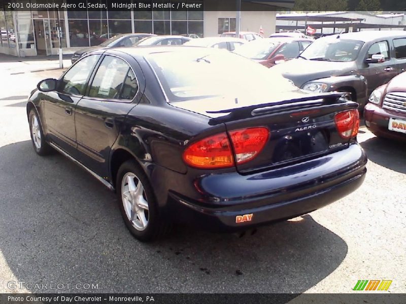 Midnight Blue Metallic / Pewter 2001 Oldsmobile Alero GL Sedan