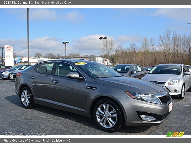 Satin Metal Metallic / Gray 2013 Kia Optima EX