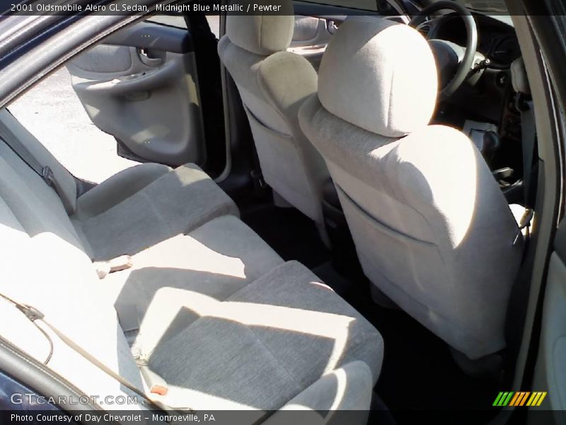 Midnight Blue Metallic / Pewter 2001 Oldsmobile Alero GL Sedan