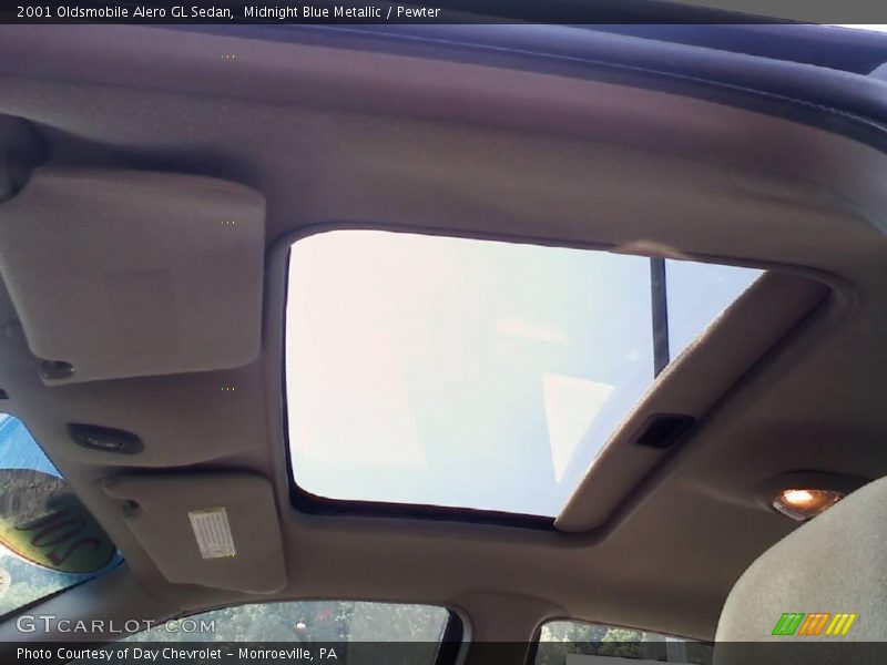 Midnight Blue Metallic / Pewter 2001 Oldsmobile Alero GL Sedan