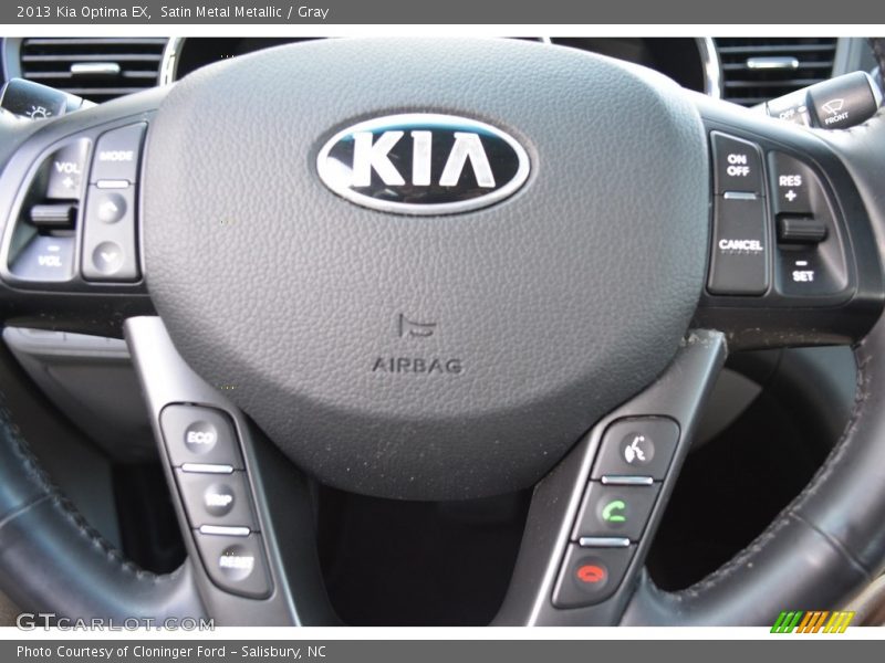 Satin Metal Metallic / Gray 2013 Kia Optima EX