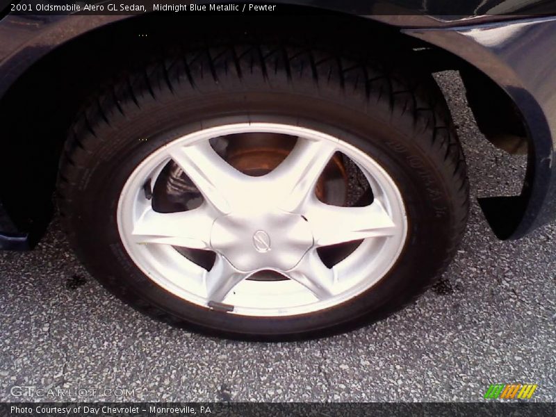 Midnight Blue Metallic / Pewter 2001 Oldsmobile Alero GL Sedan