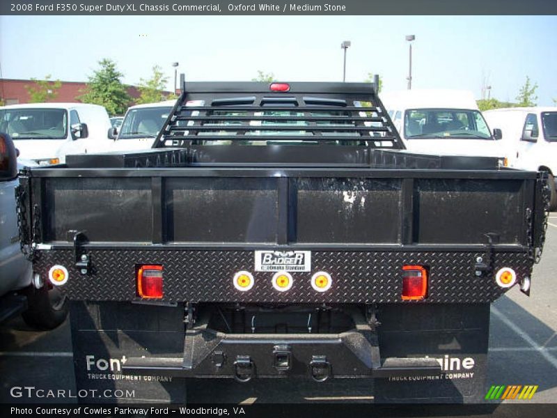 Oxford White / Medium Stone 2008 Ford F350 Super Duty XL Chassis Commercial