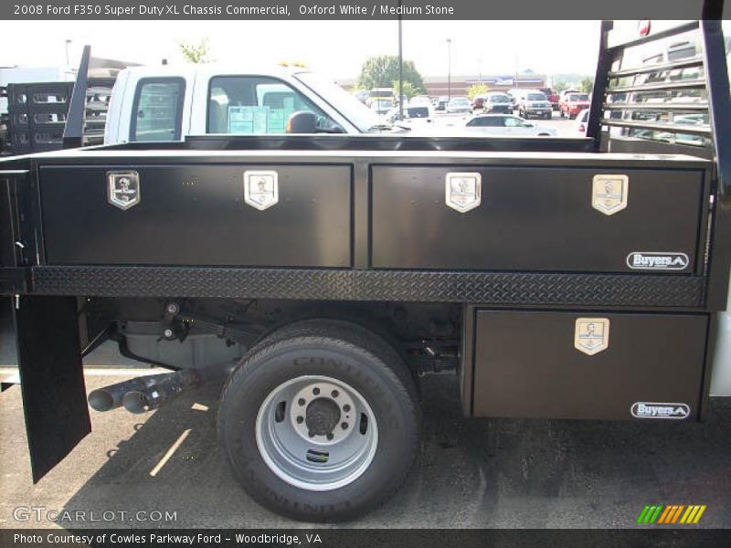 Oxford White / Medium Stone 2008 Ford F350 Super Duty XL Chassis Commercial