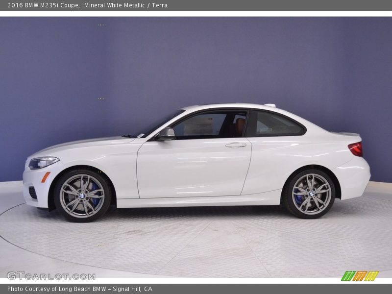 Mineral White Metallic / Terra 2016 BMW M235i Coupe