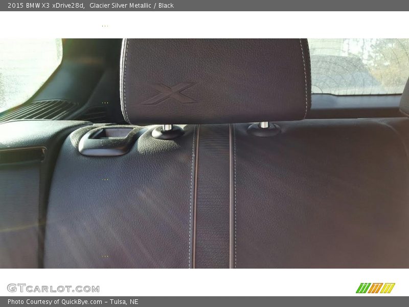 Glacier Silver Metallic / Black 2015 BMW X3 xDrive28d