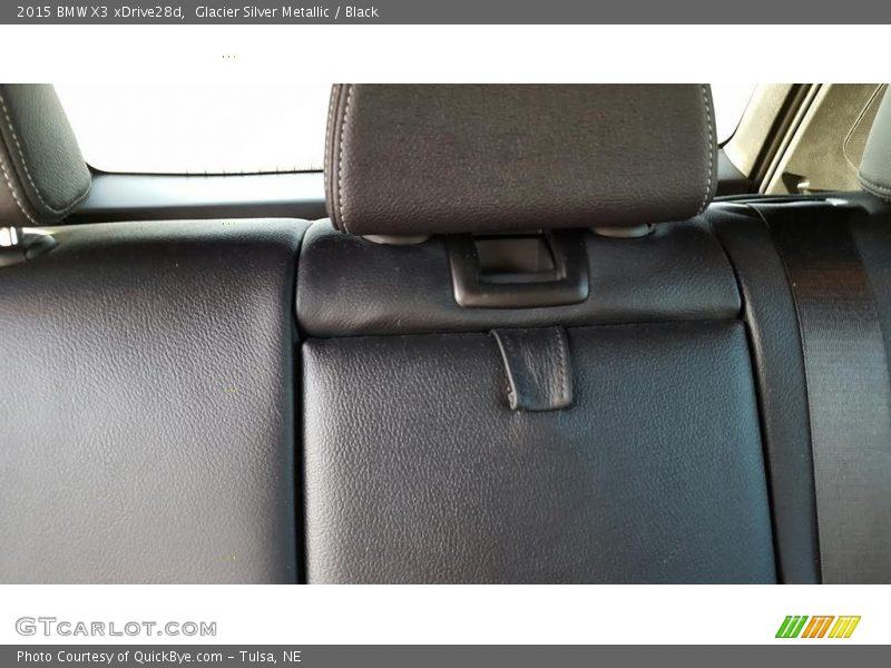 Glacier Silver Metallic / Black 2015 BMW X3 xDrive28d