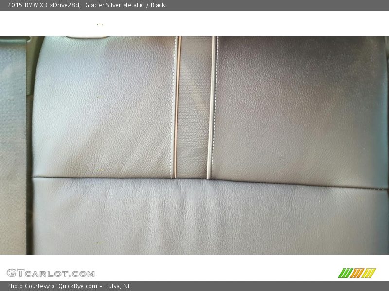 Glacier Silver Metallic / Black 2015 BMW X3 xDrive28d