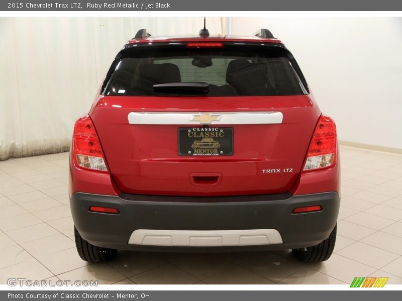 Ruby Red Metallic / Jet Black 2015 Chevrolet Trax LTZ