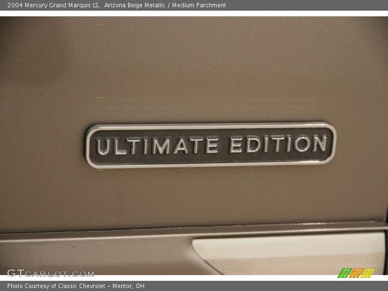 Arizona Beige Metallic / Medium Parchment 2004 Mercury Grand Marquis LS