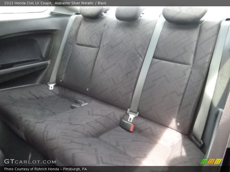 Alabaster Silver Metallic / Black 2013 Honda Civic LX Coupe