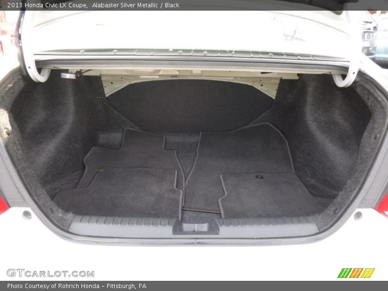 Alabaster Silver Metallic / Black 2013 Honda Civic LX Coupe