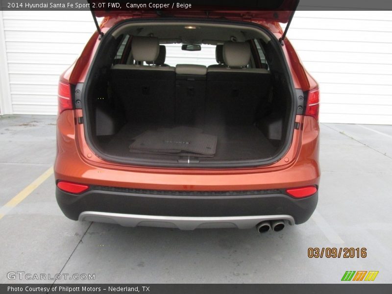 Canyon Copper / Beige 2014 Hyundai Santa Fe Sport 2.0T FWD
