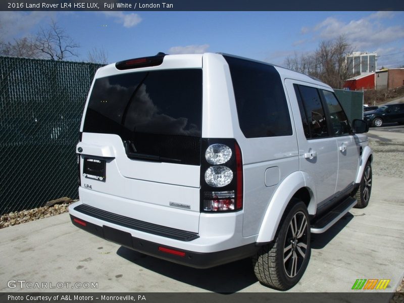 Fuji White / London Tan 2016 Land Rover LR4 HSE LUX