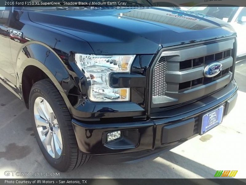 Shadow Black / Medium Earth Gray 2016 Ford F150 XL SuperCrew