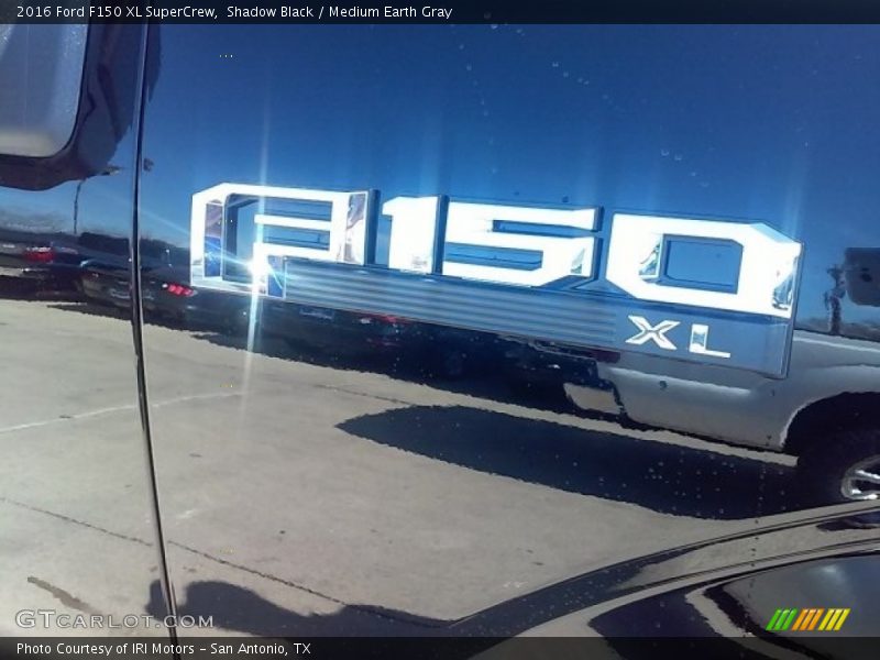 Shadow Black / Medium Earth Gray 2016 Ford F150 XL SuperCrew