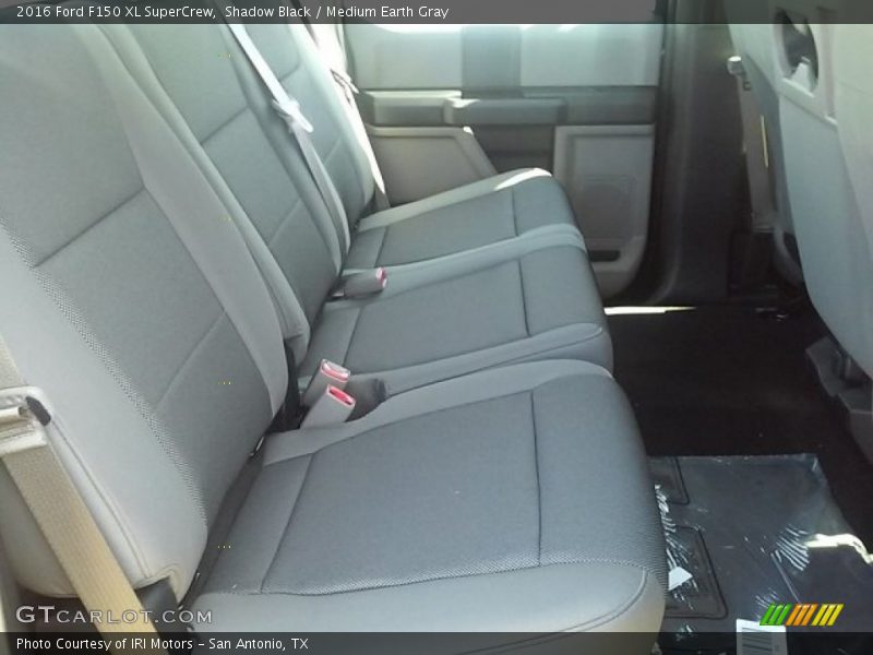 Shadow Black / Medium Earth Gray 2016 Ford F150 XL SuperCrew
