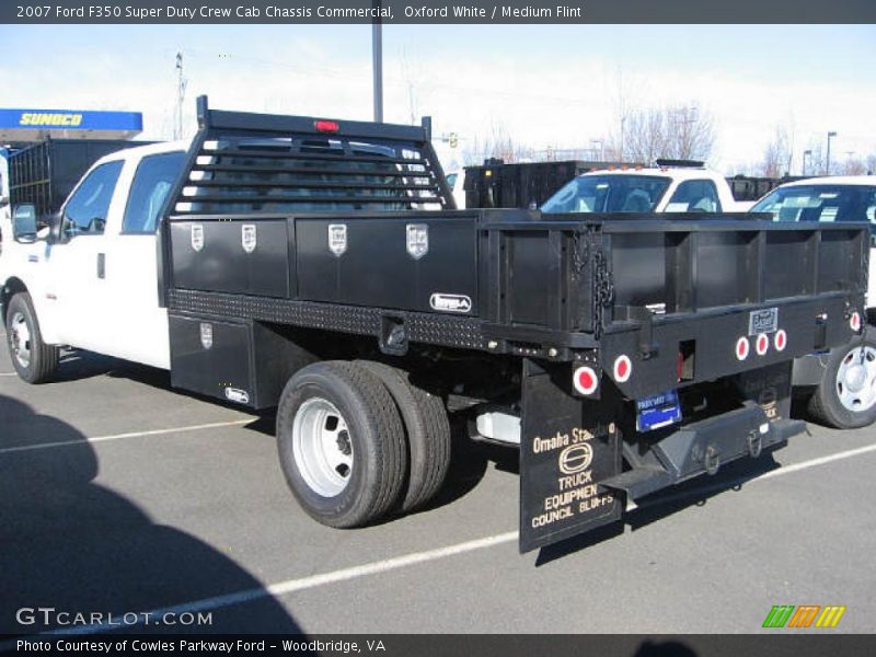 Oxford White / Medium Flint 2007 Ford F350 Super Duty Crew Cab Chassis Commercial