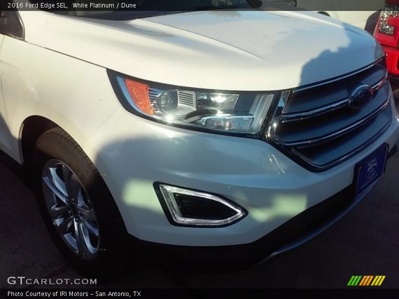 White Platinum / Dune 2016 Ford Edge SEL