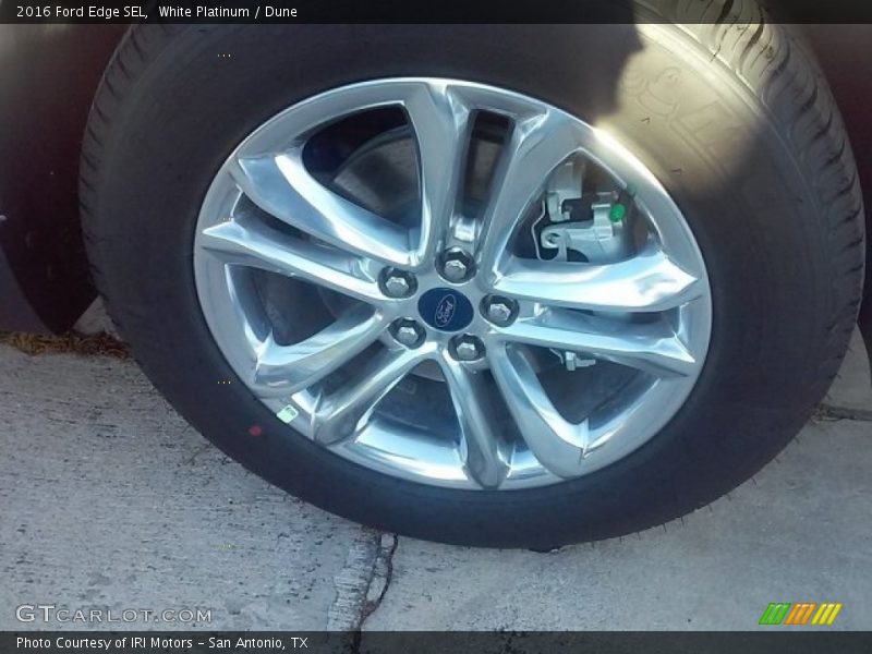 White Platinum / Dune 2016 Ford Edge SEL