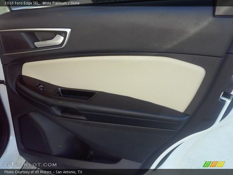White Platinum / Dune 2016 Ford Edge SEL