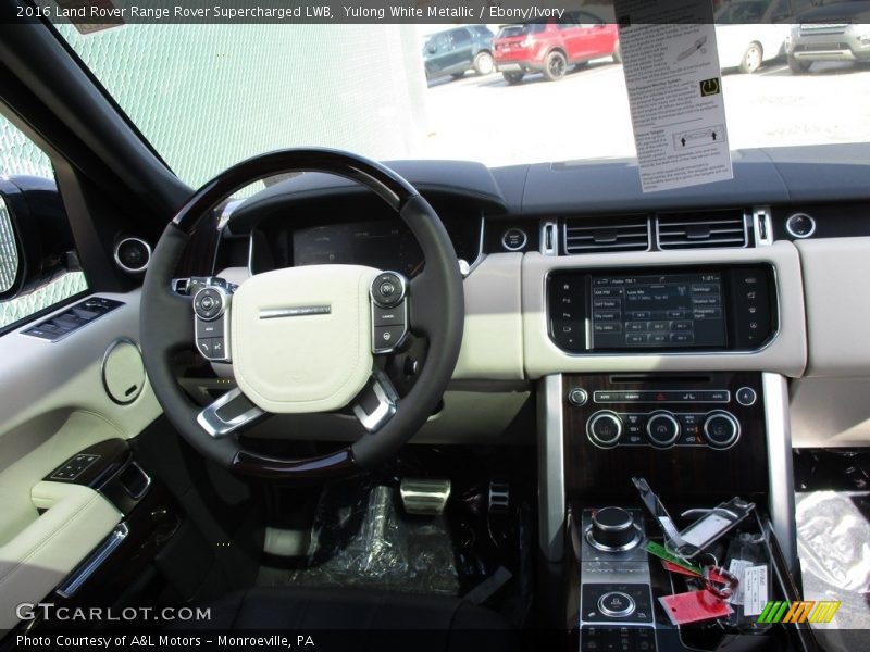 Yulong White Metallic / Ebony/Ivory 2016 Land Rover Range Rover Supercharged LWB