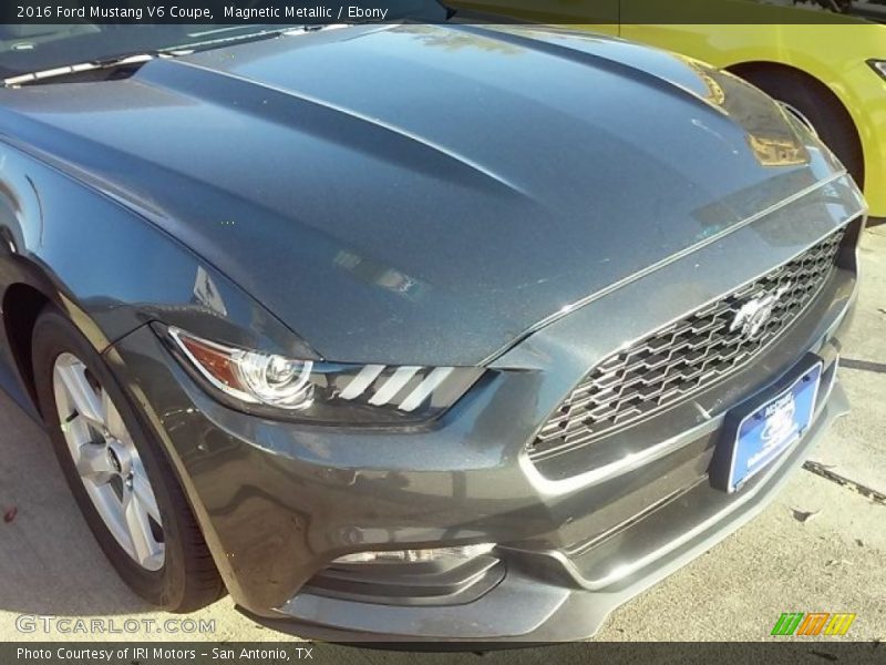 Magnetic Metallic / Ebony 2016 Ford Mustang V6 Coupe