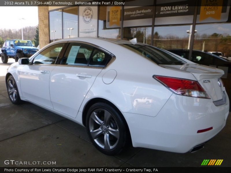 Bellanova White Pearl / Ebony 2012 Acura TL 3.7 SH-AWD Technology