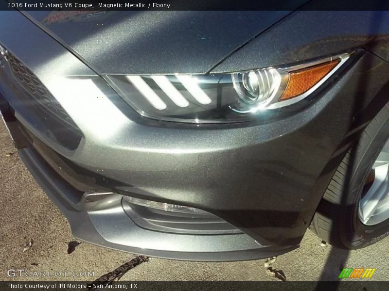 Magnetic Metallic / Ebony 2016 Ford Mustang V6 Coupe