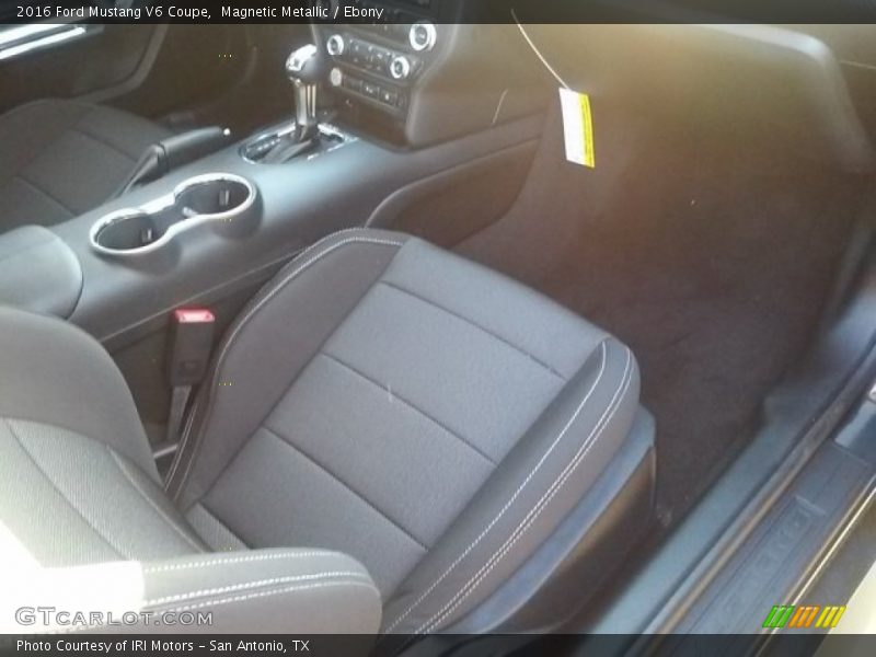 Magnetic Metallic / Ebony 2016 Ford Mustang V6 Coupe