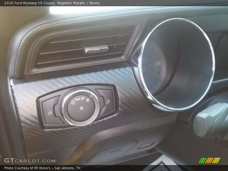Magnetic Metallic / Ebony 2016 Ford Mustang V6 Coupe