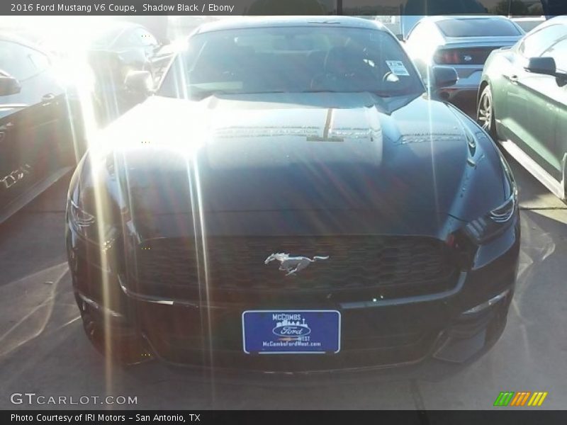 Shadow Black / Ebony 2016 Ford Mustang V6 Coupe