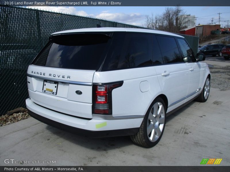 Fuji White / Ebony 2016 Land Rover Range Rover Supercharged LWB
