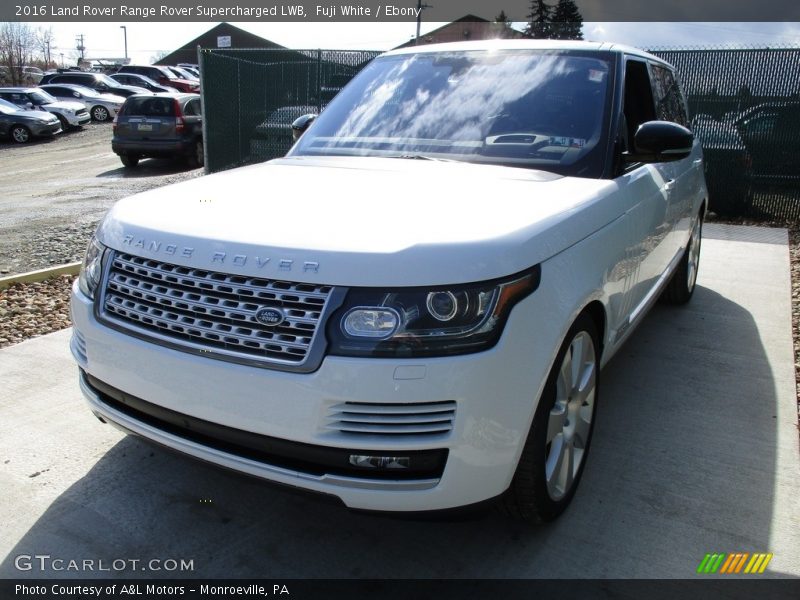 Fuji White / Ebony 2016 Land Rover Range Rover Supercharged LWB