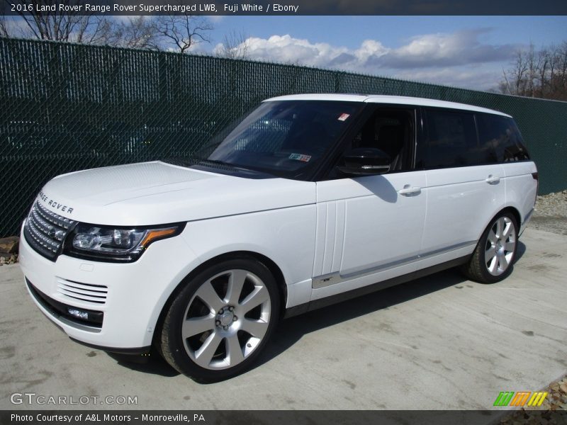 Fuji White / Ebony 2016 Land Rover Range Rover Supercharged LWB