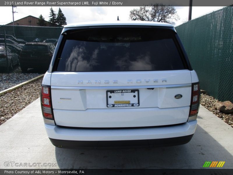 Fuji White / Ebony 2016 Land Rover Range Rover Supercharged LWB